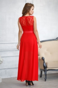 Заказать Платье-трансформер 2 в 1 красного цвета с бесплатной доставкой по России